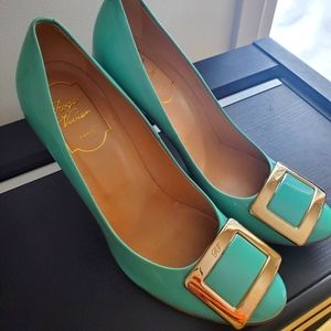 Roger Vivier Trompette Patent Leather Pumps